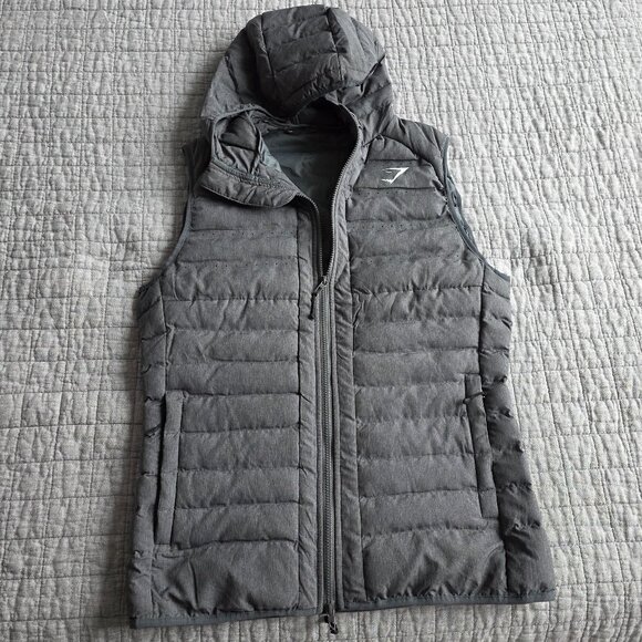 Gymshark Grey Gilet Vest - M/L - Picture 1 of 4